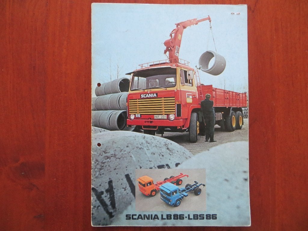Scania LB86 en LBS86 (sept. 1975), Ophalen of Verzenden, Zo goed als nieuw, Overige merken