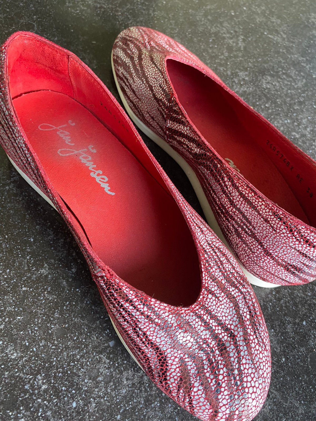 Jan Jansen schoenen, maat 38, Ophalen, Zo goed als nieuw, Roze, Instappers