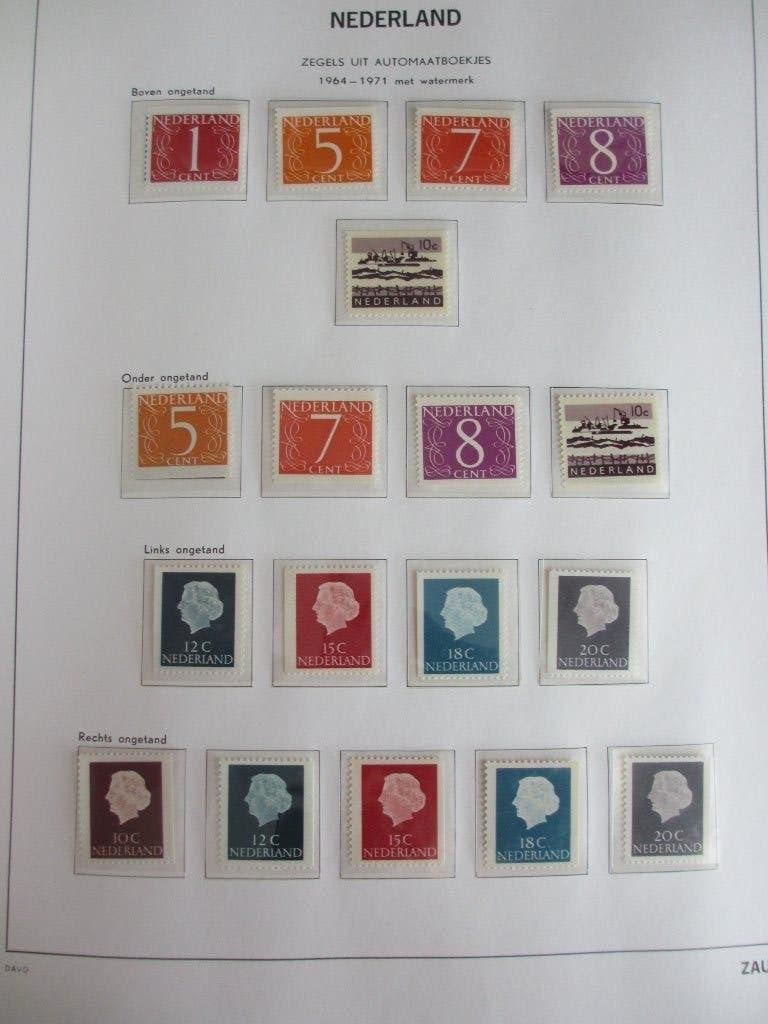 Combinatie's Automaatboekjes in DAVO album, Verzenden, Na 1940, Postfris