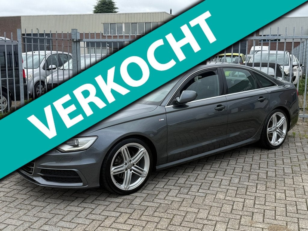 Audi A6 Limousine 2.8 FSI Pro Line Plus 204PK 3x S-LINE! NL, Auto's, Audi, Euro 5, Gebruikt, Zwart, 2773 cc