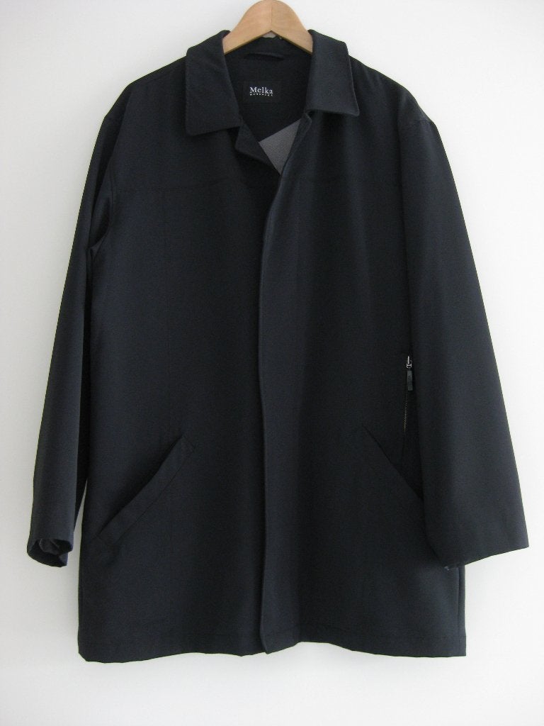Melka herenjas donkerblauw maat 50 (maat L), Melka, Ophalen of Verzenden, Zo goed als nieuw, Maat 48/50 (M)