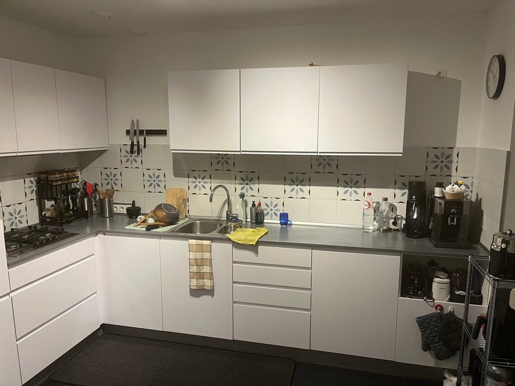 Compleet Keuken, Huis en Inrichting, Ophalen, Gebruikt, Wit, Dubbelwandige keuken