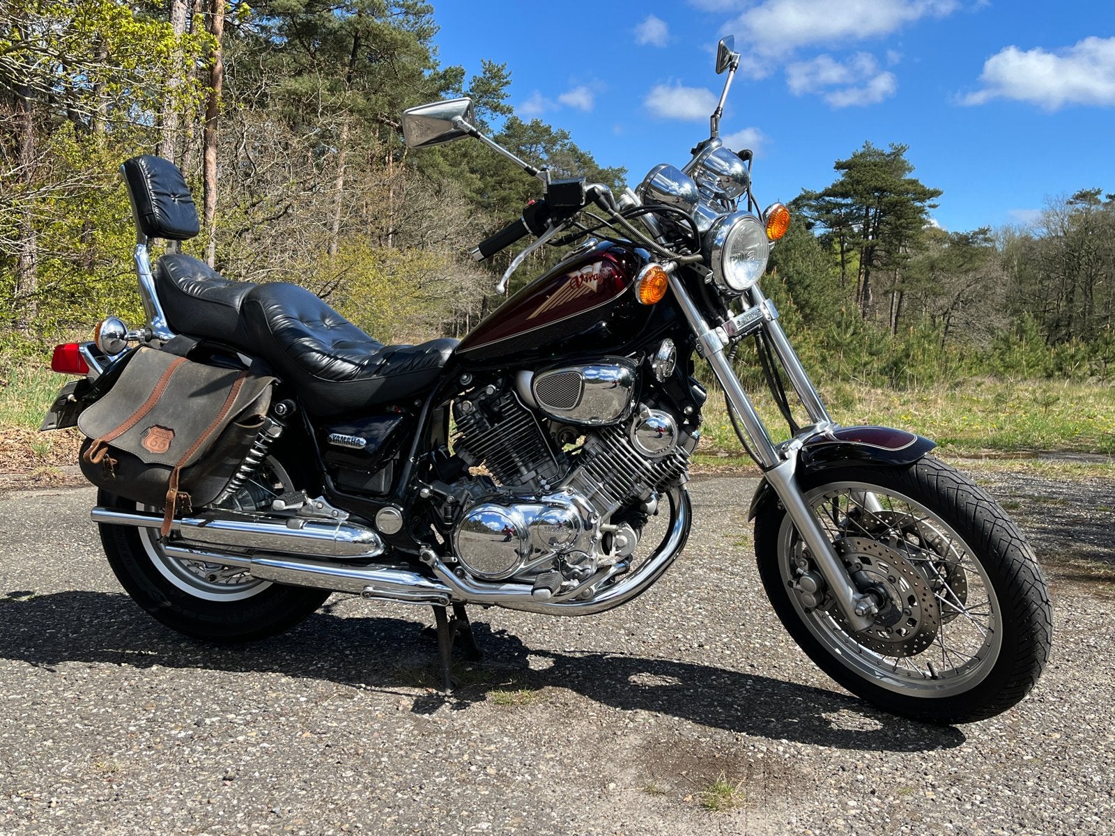 Yamaha Virago XV 750 slechts 24000 km, Motoren, Motoren | Yamaha, 750 cc, Cardan-aandrijving, 2 cilinders, Gebruikt