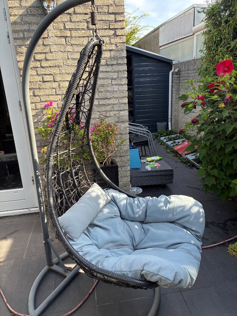 Hangstoel met frame, Ophalen, Gebruikt, Metaal, Verstelbaar