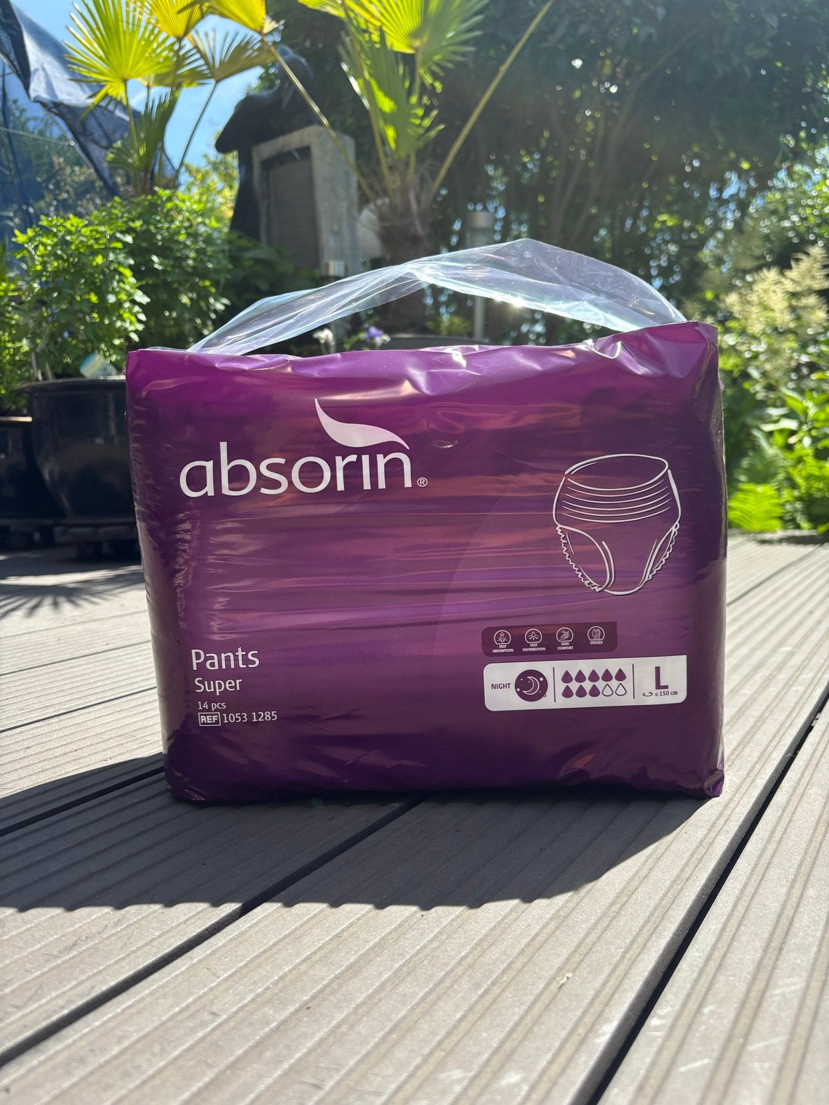 Absorin Pants Super (14 stuks, maat L), Diversen, Verpleegmiddelen, Nieuw, Ophalen