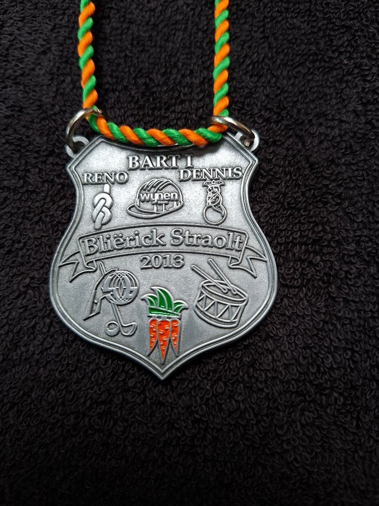 Vastelaovend  / carnavals medaille Wortelepin Blerick 2013, Ophalen of Verzenden, Overige materialen, Nederland