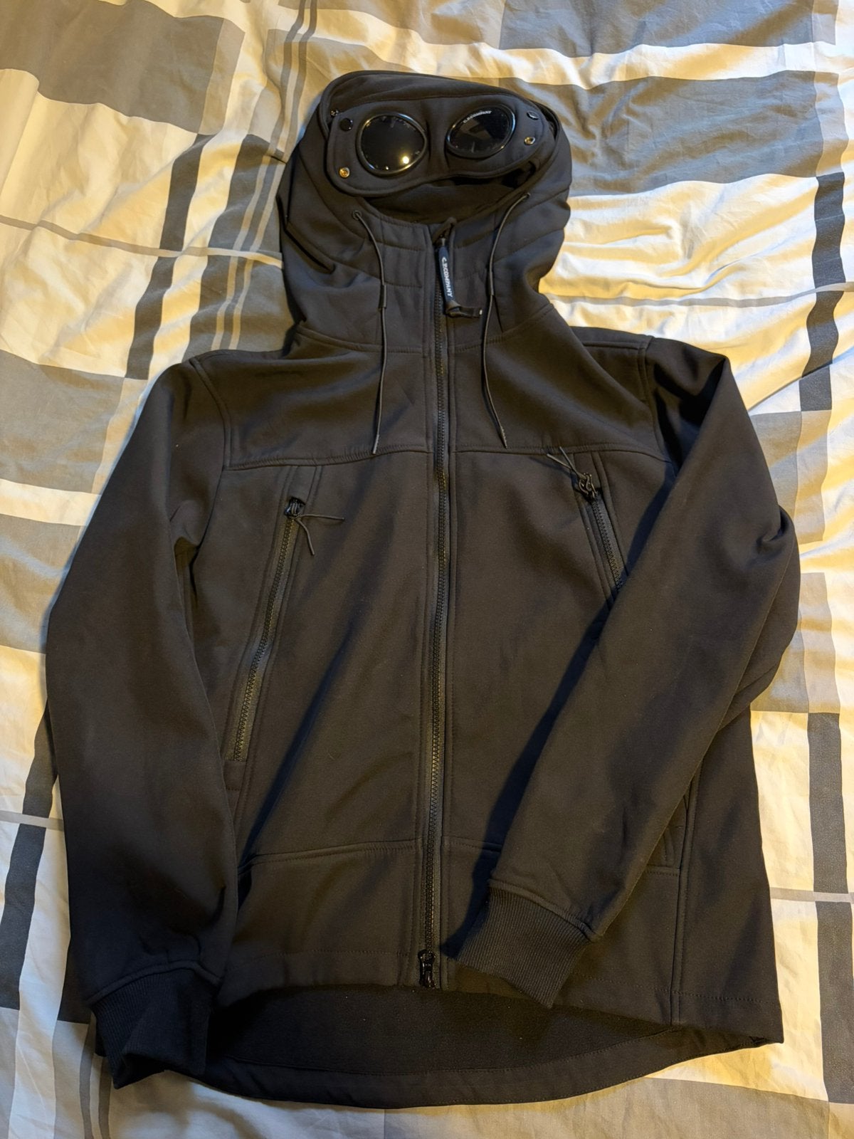 C.P. Company jas zwart, Verzenden, Zo goed als nieuw, Maat 46 (S) of kleiner, Zwart
