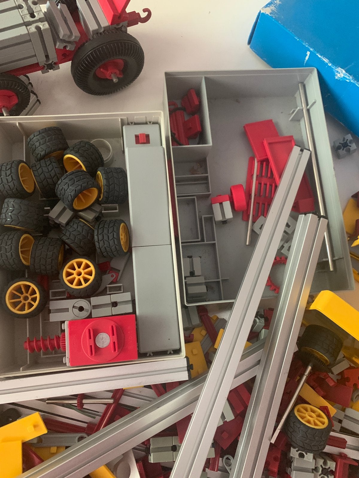Fischer technik, Ophalen, Gebruikt