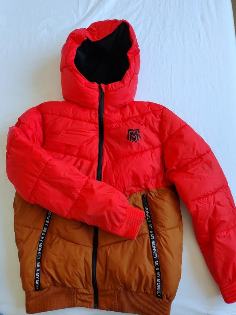Stoere Me & My Monkey winterjas maat 164, Gebruikt, Ophalen of Verzenden, Me & My Monkey, Jongen