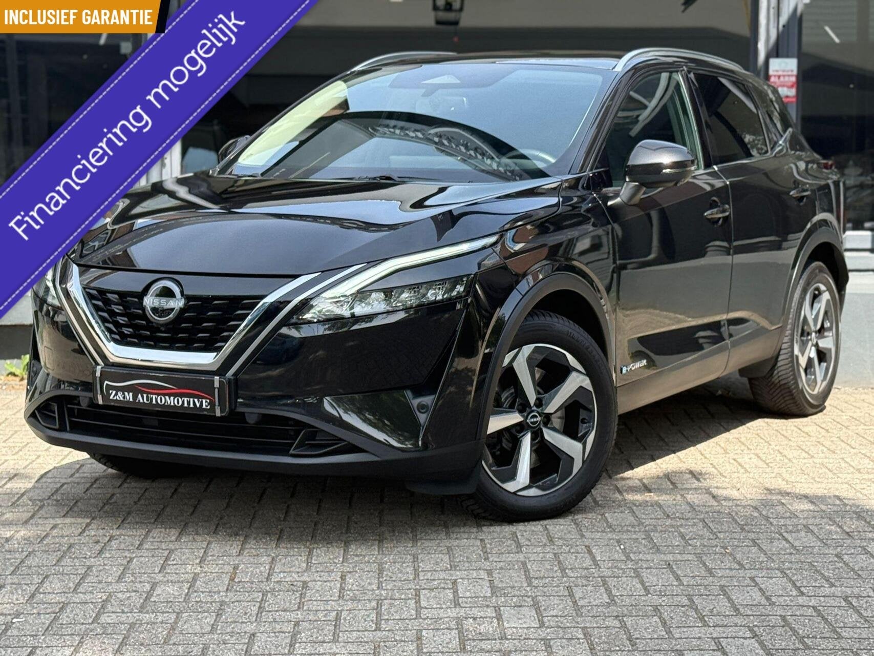 Nissan Qashqai 1.5 e-Power Aut*Led*Pano*Navi*Acc*360 camer, Auto's, Gebruikt, Zwart, Bedrijf, 19 km/l