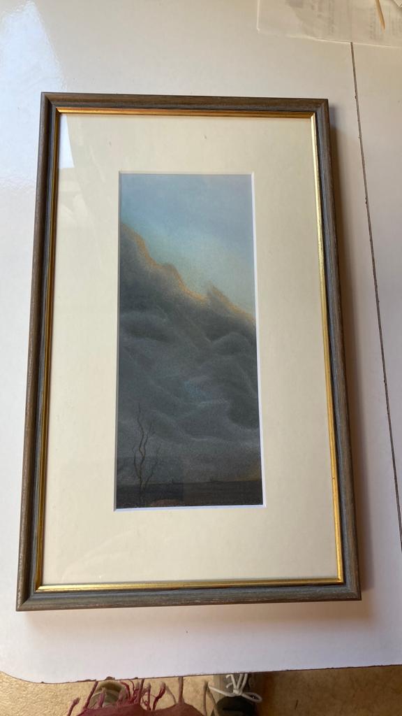 Pastel Bijzondere Wolkenlucht Bastiaan v d Schootbrugge, Ophalen of Verzenden