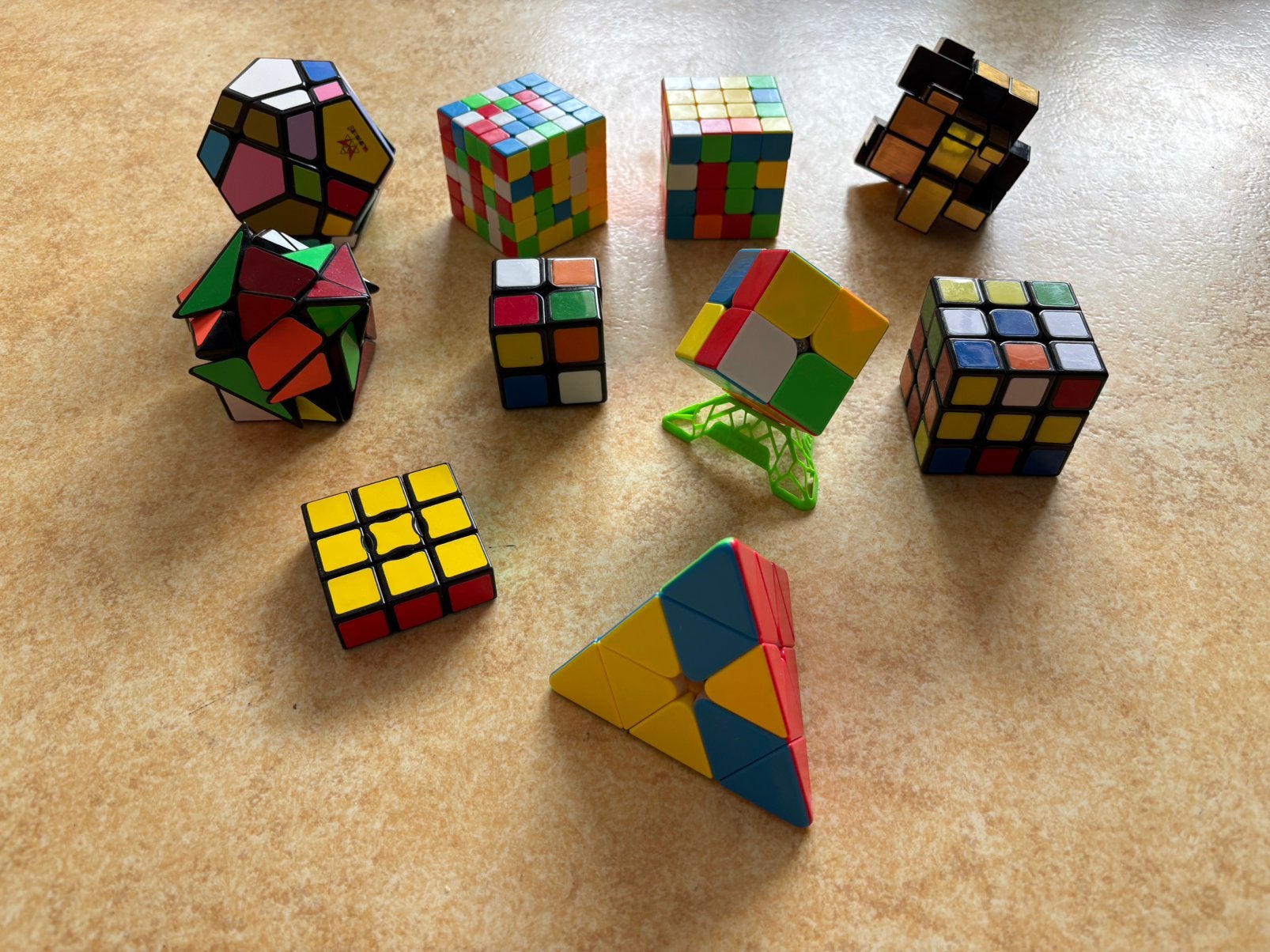 9 verschillende Rubiks cubes, Ophalen, Gebruikt, Rubik's of 3D-puzzel