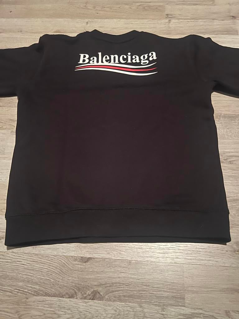 Zwarte Balenciaga Trui maat 10/11, Ophalen, Zo goed als nieuw, Maat 46 (S) of kleiner, Zwart