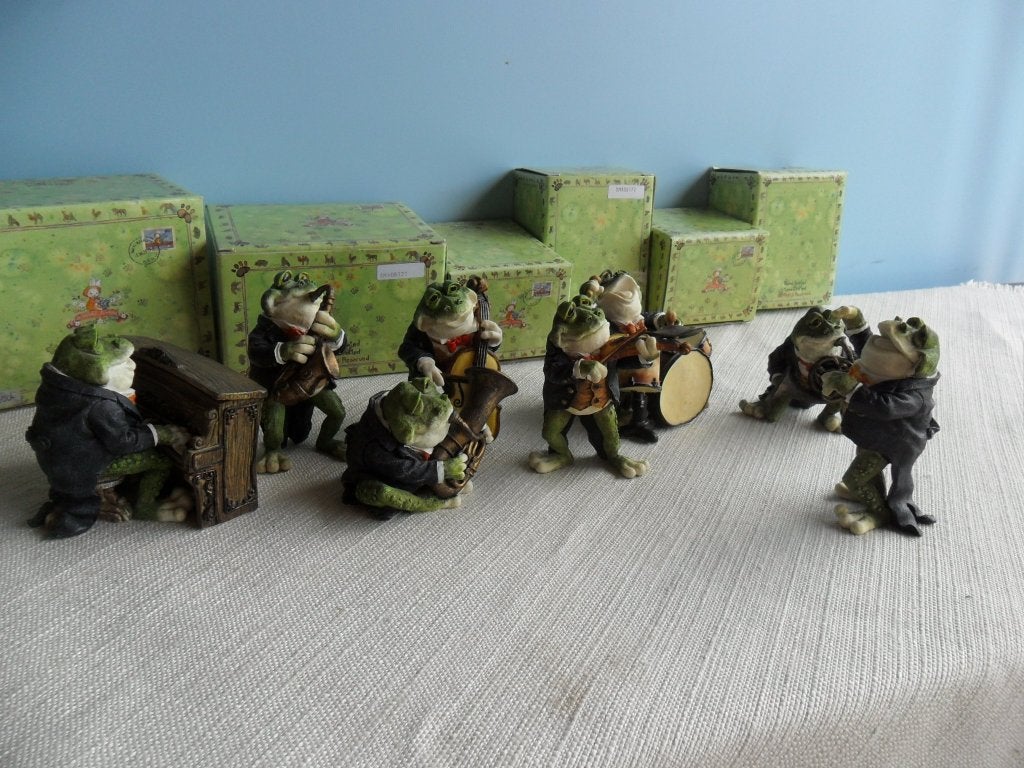 Kikker orkest (8), Verzamelen, Poppetjes en Figuurtjes, Zo goed als nieuw, Ophalen of Verzenden