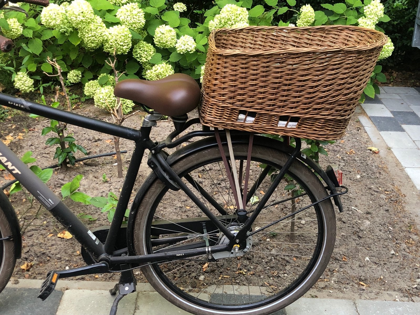 Hondenfietsmand voor achterop de fiets, Dieren en Toebehoren, Ophalen, Gebruikt, Hondenfietsmand