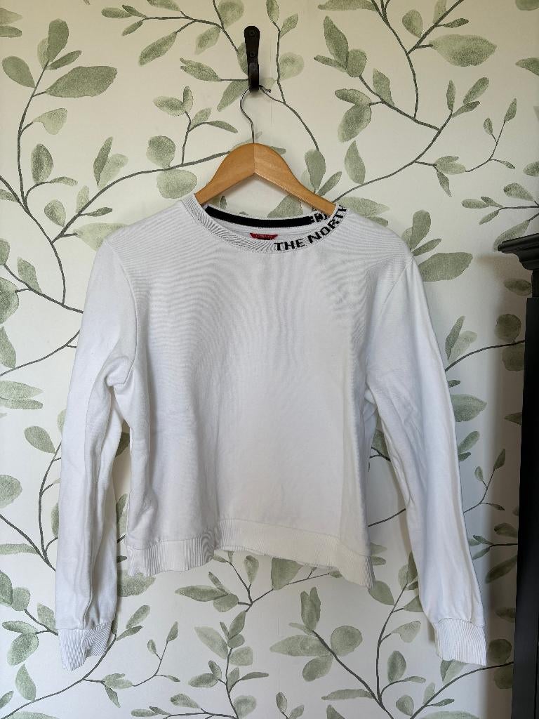 The North Face witte trui sweater large, Wit, Maat 42/44 (L), Ophalen of Verzenden, Zo goed als nieuw