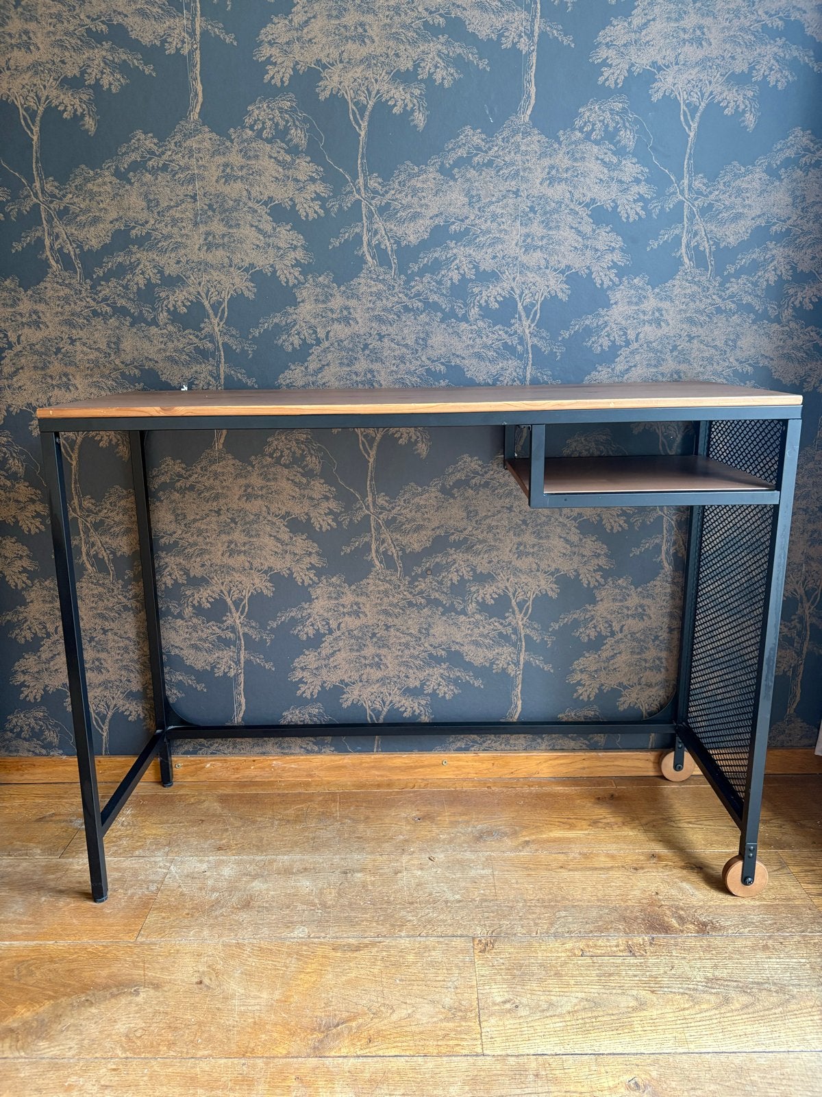 IKEA Laptoptafel - 100x36x75 cm, Ophalen, Gebruikt, Hout, Bruin