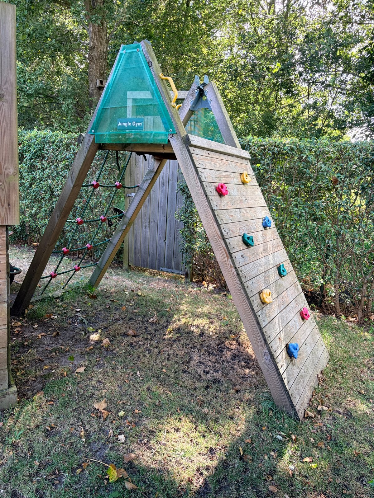 Jungle Gym Klimtoestel met Klimnet en Klimwand, Ophalen, Gebruikt, Klimnet