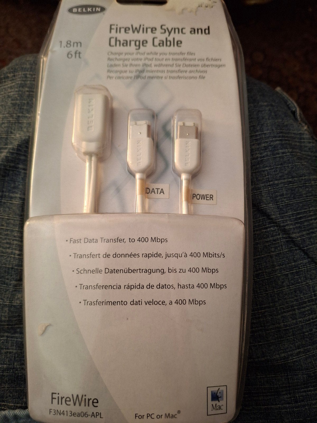 Belkin FireWire Sync en Oplaadkabel voor iPod - Nieuw, Ophalen of Verzenden