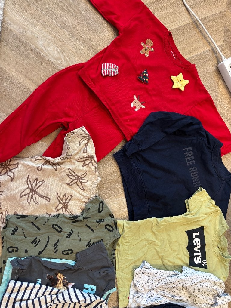 Kleding pakket maat 98-110, Ophalen, Gebruikt, Maat 98