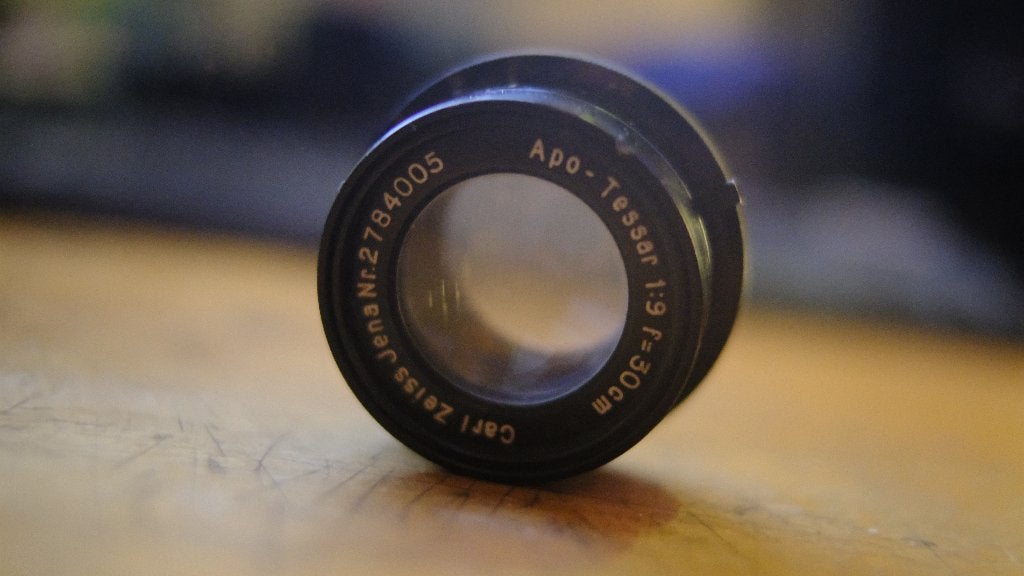 Carl Zeiss Jena Apo-Tessar 300mm f9 lens, Gebruikt, Overige vattingen, Zeiss, 300 mm