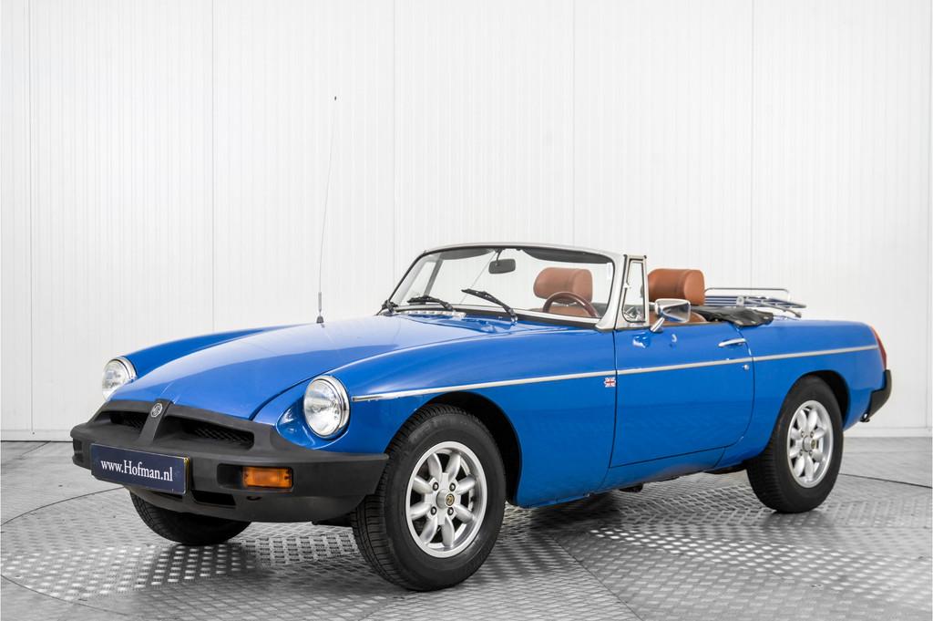MG B 1.8 Roadster . (bj 1976), Auto's, MG, Bedrijf, Te koop, B, Open dak, Benzine, Cabriolet, Handgeschakeld, Geïmporteerd, Blauw
