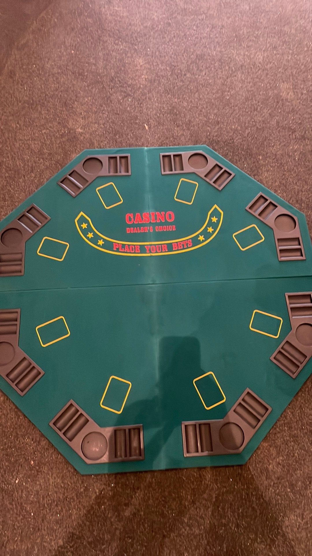 Pokertafel in klapbaar, Ophalen, Zo goed als nieuw