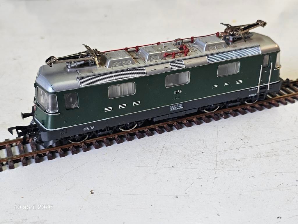Modeltrein Ho fleischmann 4343 SBB Zwitserse lokomotief, Ophalen of Verzenden, Gelijkstroom, Locomotief, Fleischmann