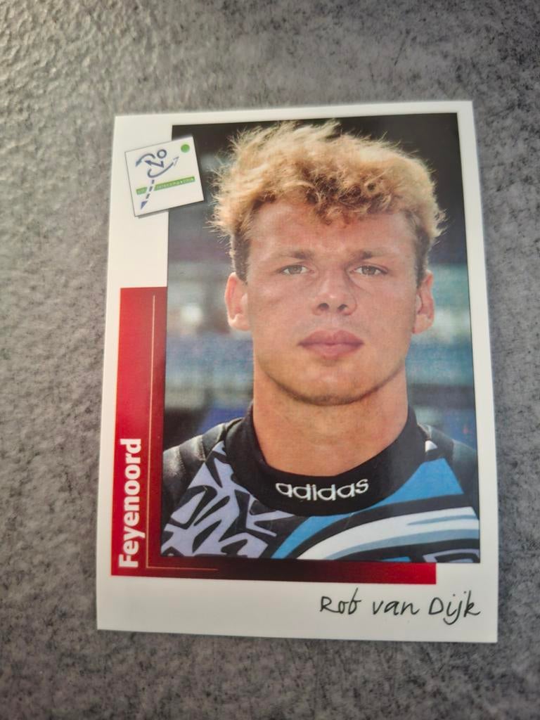 Panini sticker Voetbal 96. Keeper Rob van Dijk Feyenoord., Verzenden, Zo goed als nieuw, Sticker