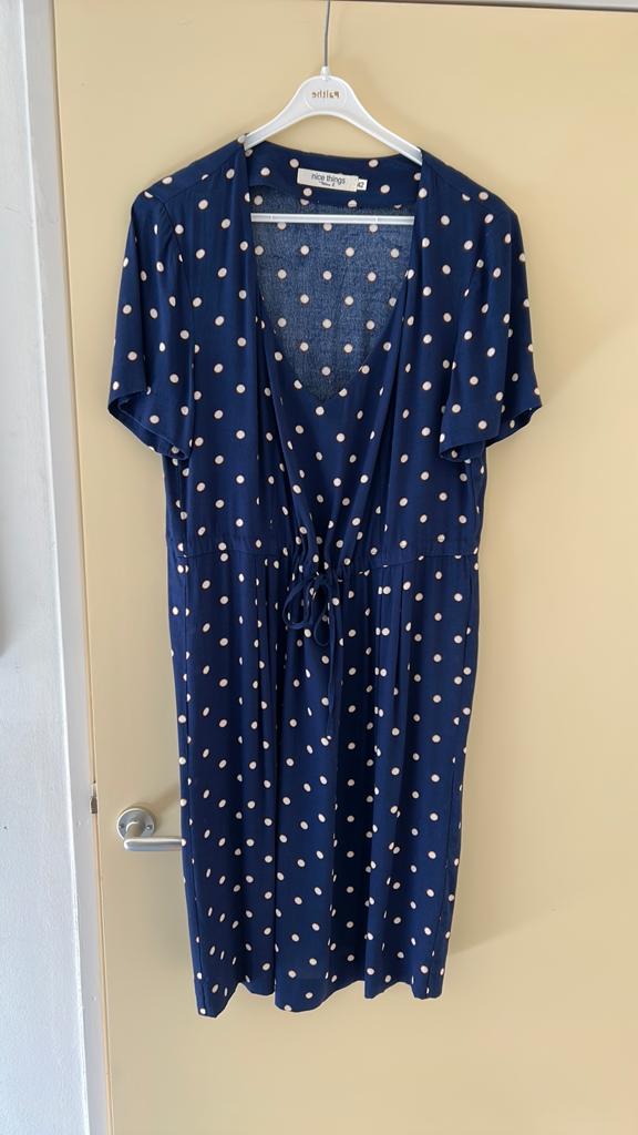 Zomerjurk Nice things, Blauw, Maat 42/44 (L), Ophalen of Verzenden, Zo goed als nieuw