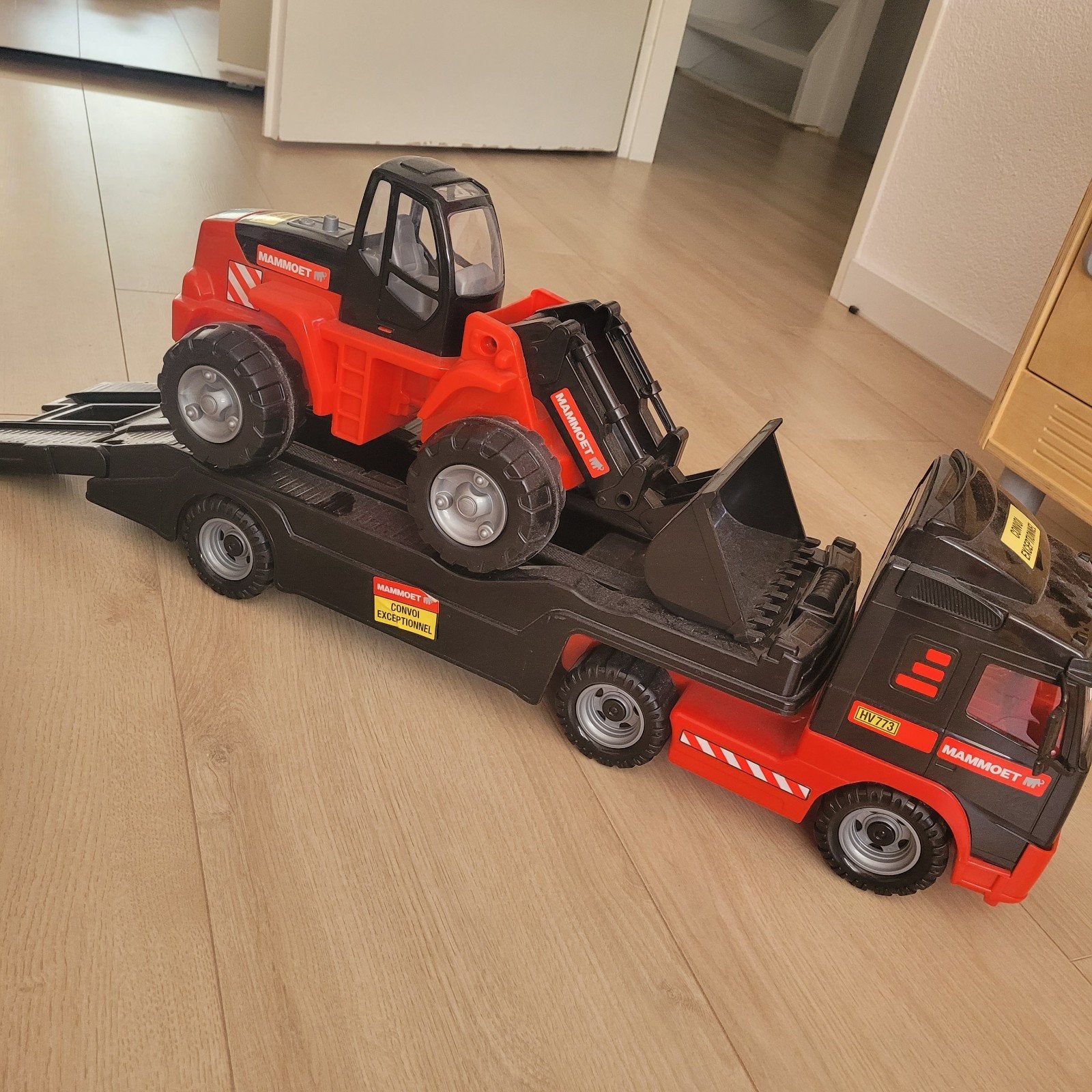 Mammoet vrachtwagen, Kinderen en Baby's, Speelgoed | Speelgoedvoertuigen, Ophalen, Zo goed als nieuw