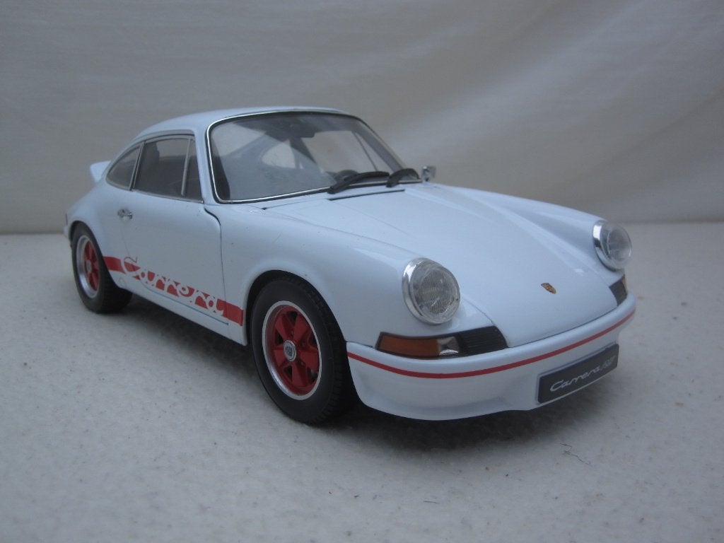 Porsche 911 Carrera RS 2.7  1973 wit  1:18 Welly, Ophalen of Verzenden, Nieuw, Auto, Welly