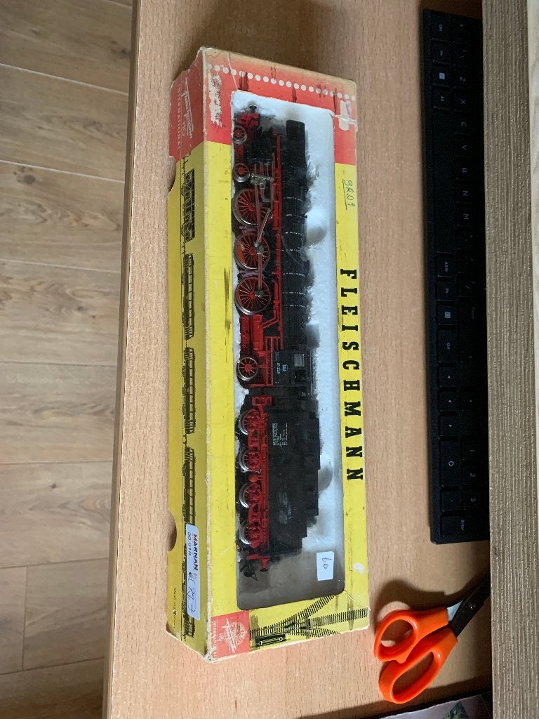 Fleischmann 1170 Stoomloc.. met tender BR 01 220 van de DB, Gebruikt, Fleischmann, Ophalen of Verzenden, Gelijkstroom