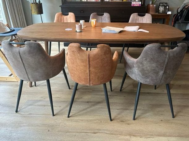 6 eetkamer stoelen Pronto Wonen, Ophalen, Overige materialen, Gebruikt, Overige kleuren