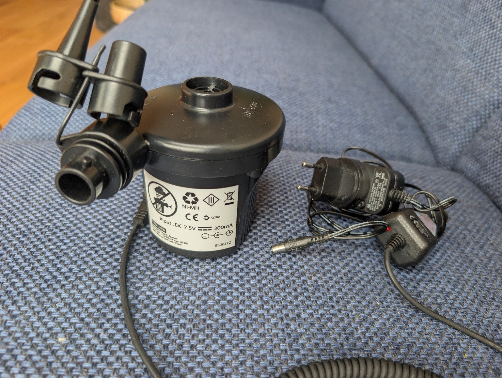 Elektrische luchtbedpomp, Ophalen, Gebruikt, Elektrisch