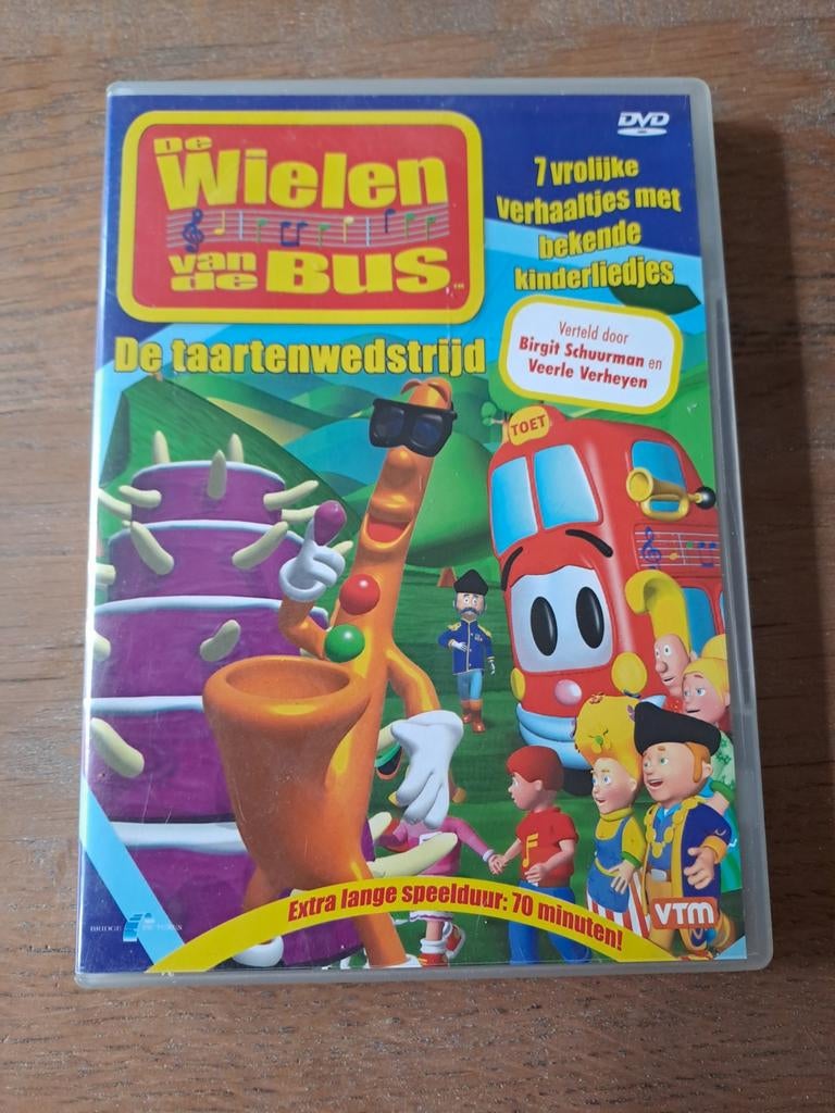 De Wielen van de Bus - De Taartenwedstrijd DVD, Alle leeftijden, Ophalen of Verzenden, Zo goed als nieuw, Tv fictie