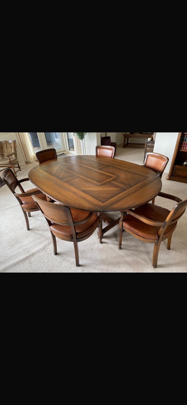 Prachtige RAC royal antique eethoek, Huis en Inrichting, Tafels | Eettafels, Ophalen, 100 tot 150 cm, Jugendstil/Art Deco, Zo goed als nieuw