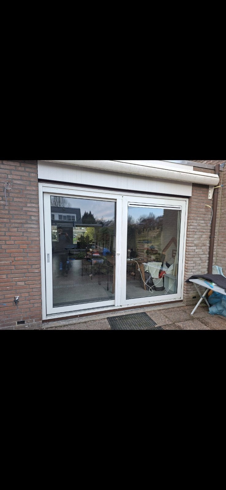 Aluminium Schuifpui met Dubbel Glas, Ophalen, Gebruikt, Glas, 120 cm of meer