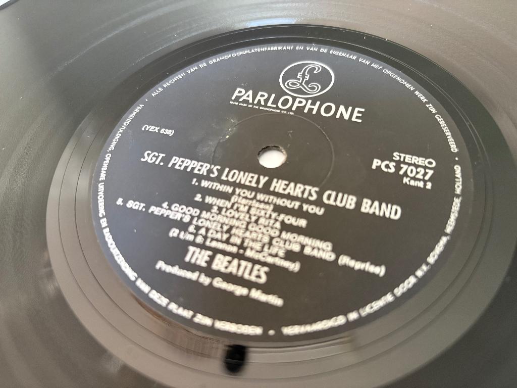 The Beatles – Sgt. Pepper’s – 1e persing, PCS 7027 – EX+, Ophalen of Verzenden, Zo goed als nieuw, 12 inch, Inclusief binnenhoes