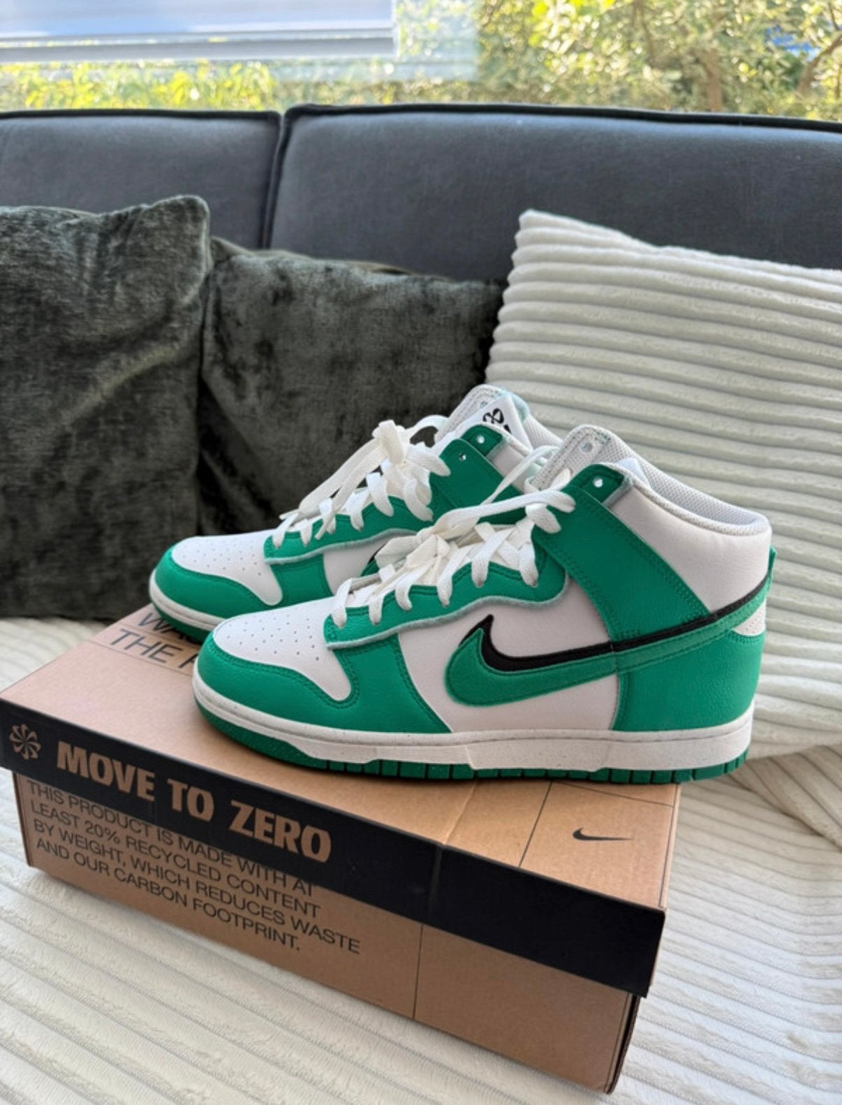 Nike Dunk High Retro SE Stadium Green, Kleding | Dames, Ophalen of Verzenden, Nieuw, Groen, Sportschoenen