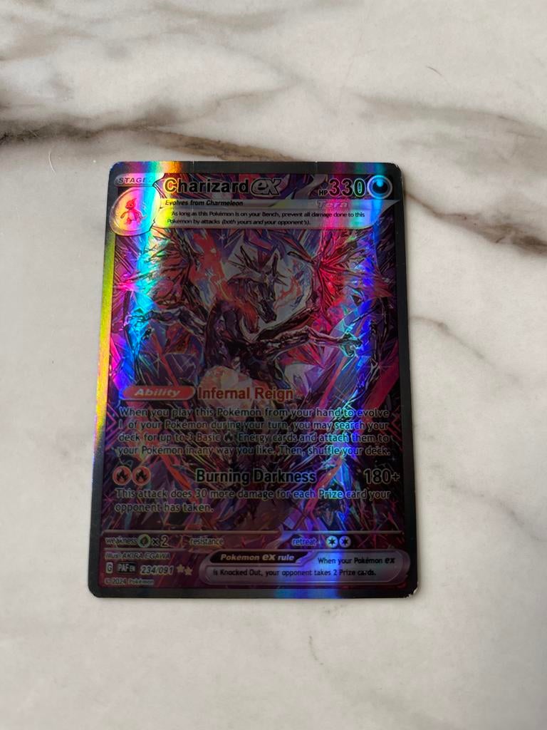 Charizard ex en Forretress ex Pokémon kaarten, Ophalen of Verzenden, Zo goed als nieuw, Meerdere kaarten, Foil