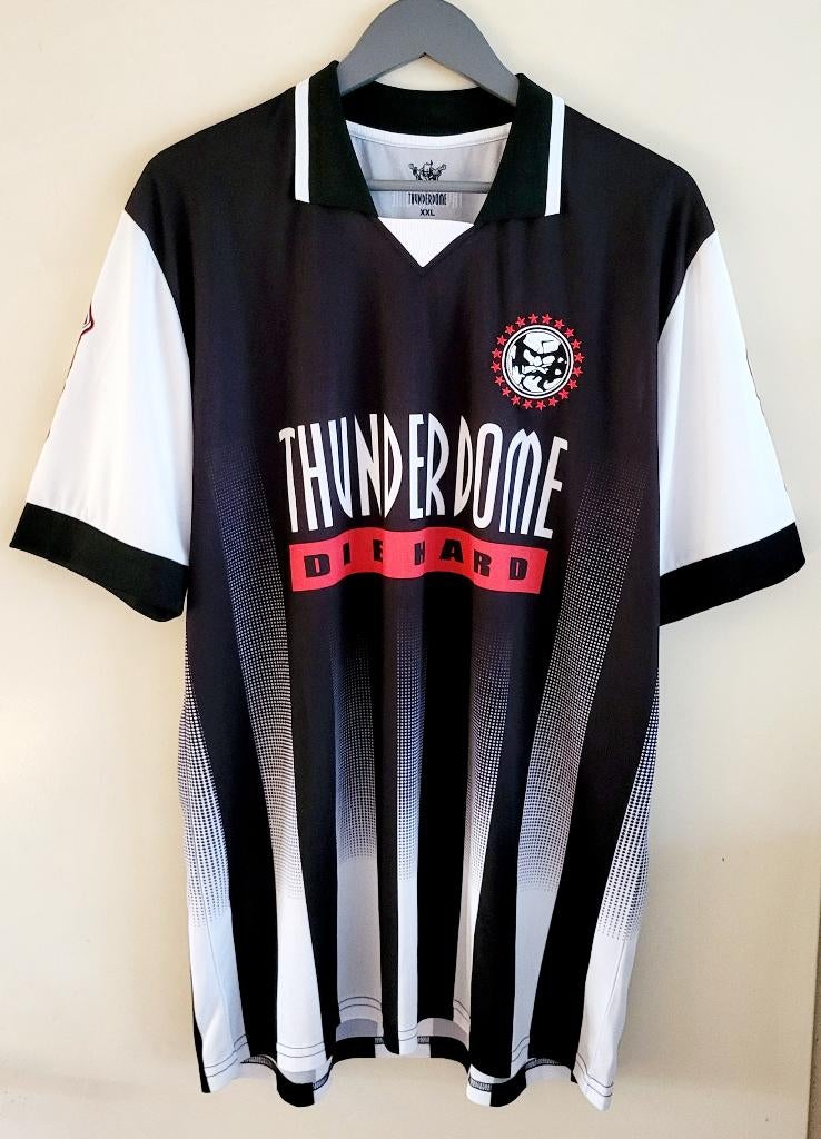 Thunderdome Soccershirt ( Hardcore / ID&T / Gabber / Terror, Ophalen of Verzenden, Nieuw, Overige maten, Zwart