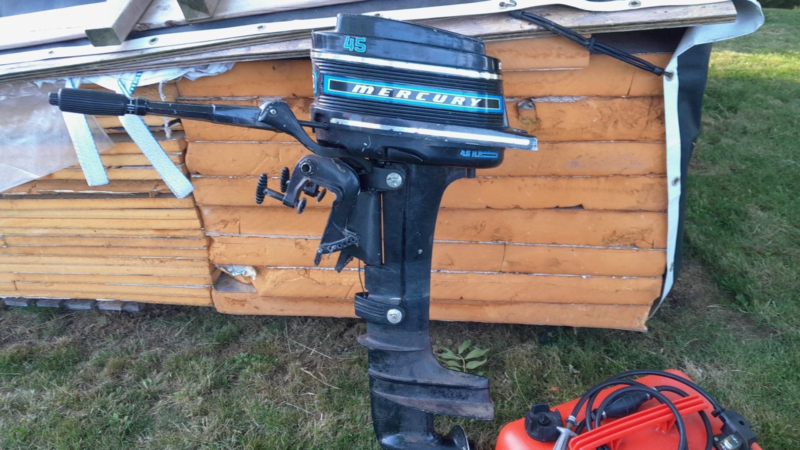 Mercury 2 takt 4.5pk buitenboordmotor, Ophalen, Gebruikt, Motor en Techniek