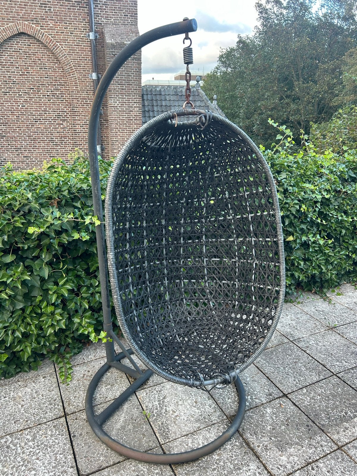 Gebruikt hangstoel voor in de tuin - Afhalen, Ophalen, Gebruikt, Wicker