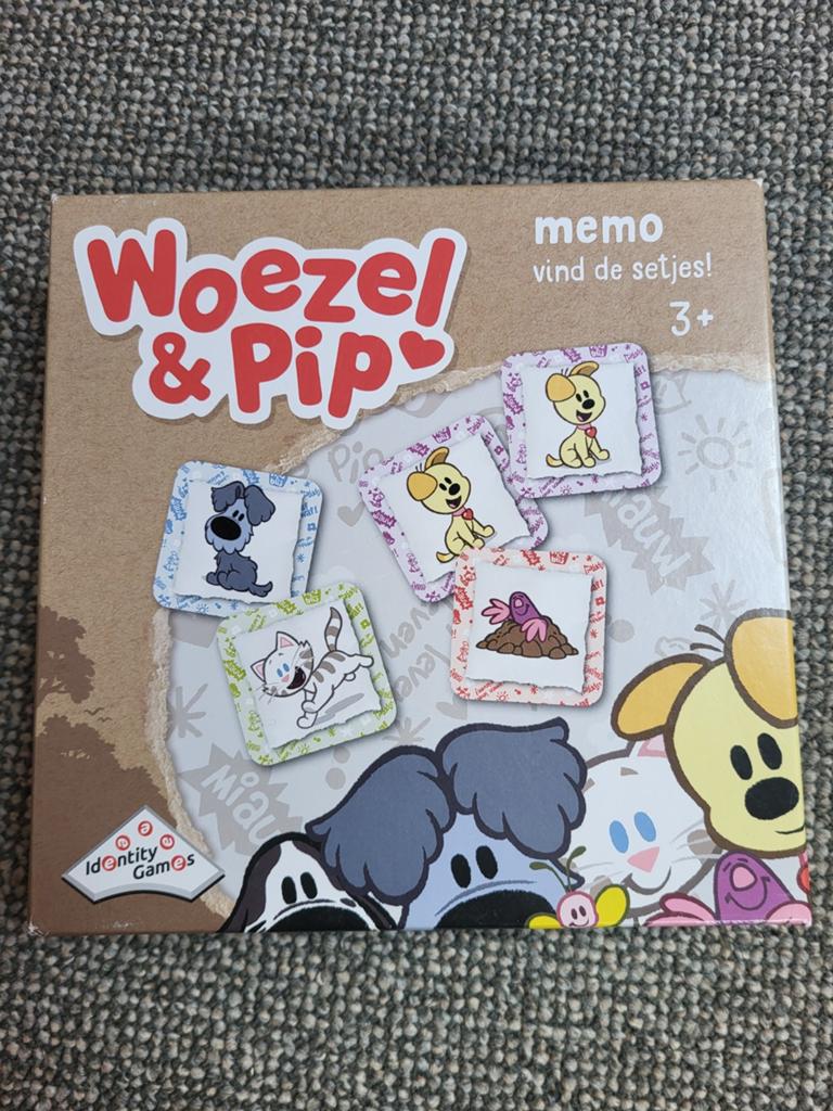Woezel en Pip memory spel - Zo goed als nieuw, Ophalen of Verzenden, Zo goed als nieuw, Identity Games