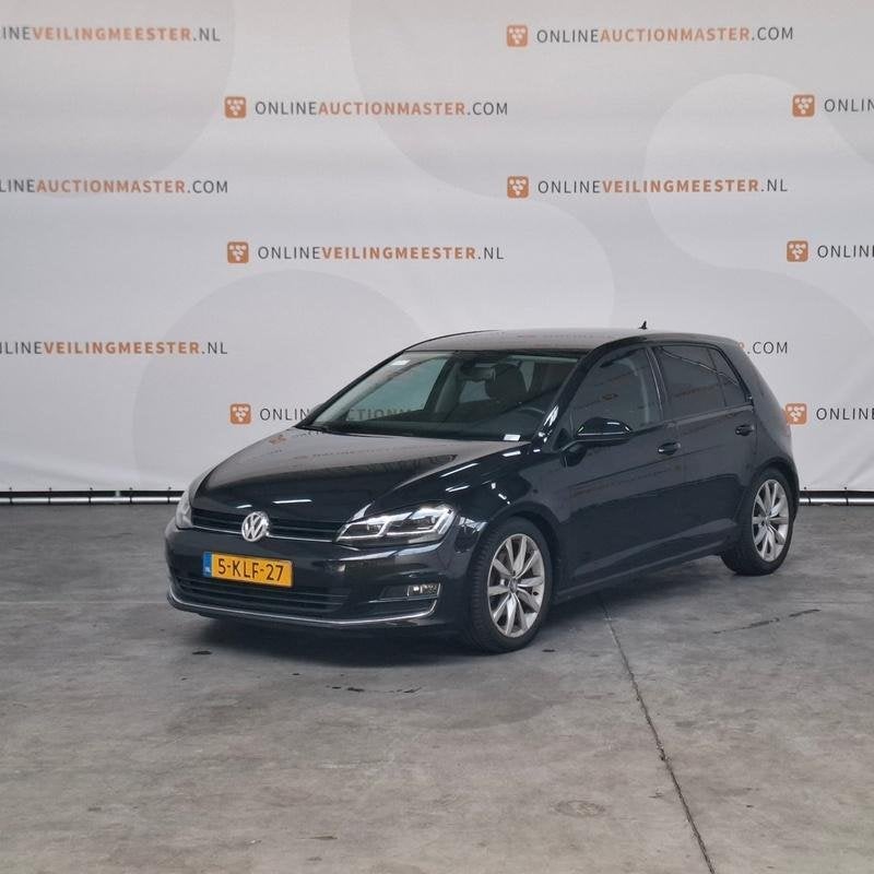 Personenauto, Volkswagen, Golf, 1.4 TSI ACT Highline, 2013, Euro 6, 4 cilinders, Zwart, Origineel Nederlands