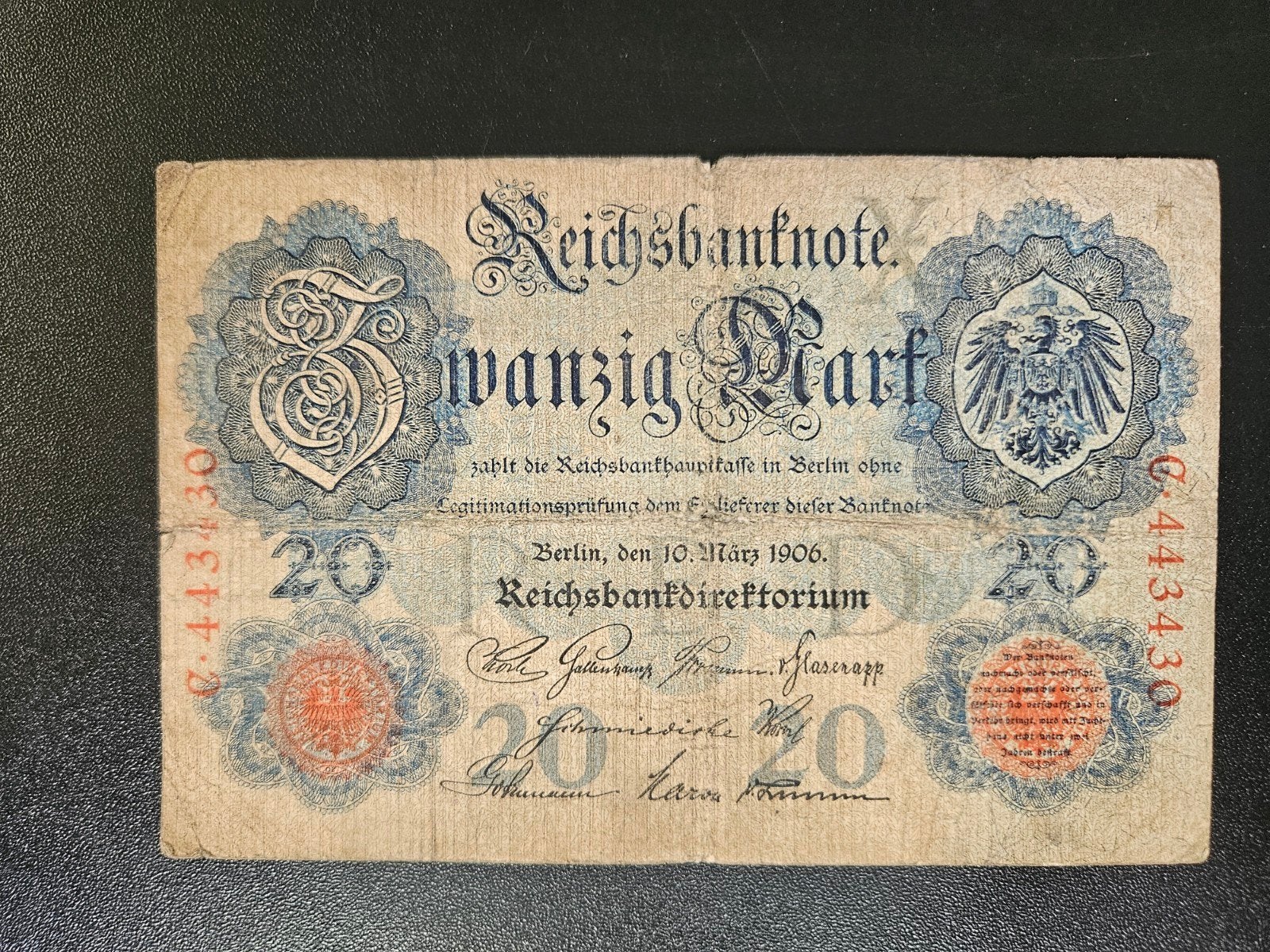 Duitsland pick 25a 1906, Ophalen of Verzenden, Duitsland, Los biljet
