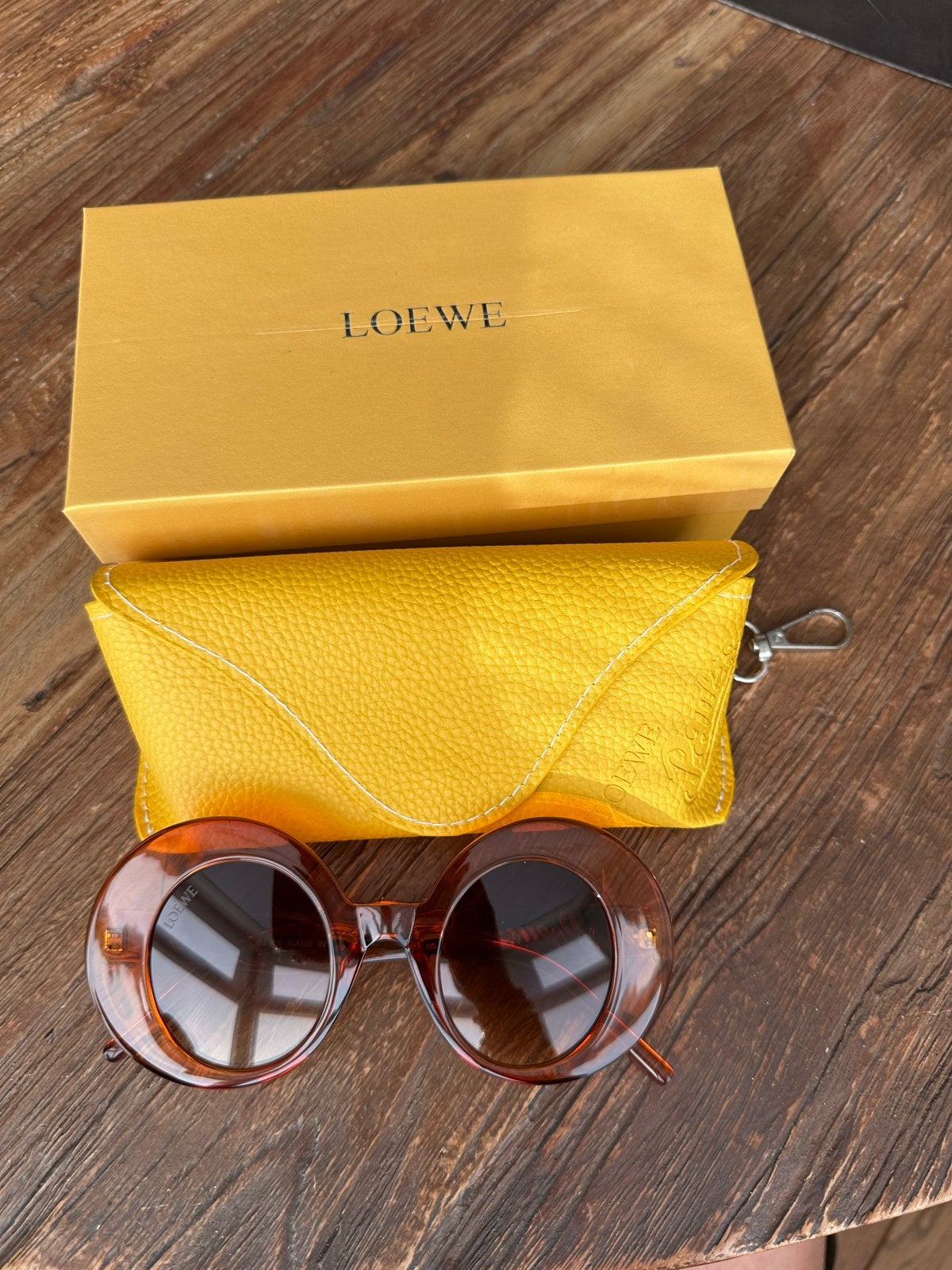 Loewe Zonnebril, Sieraden, Tassen en Uiterlijk, Overige merken, Zonnebril, Bruin, Nieuw