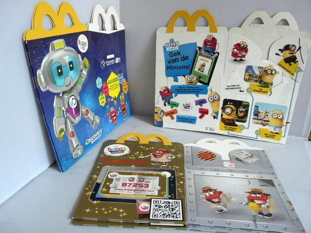 McDonalds #  Lege dozen Happy Meals - zie foto's, Verzamelen, Ophalen of Verzenden, Zo goed als nieuw, Verpakking