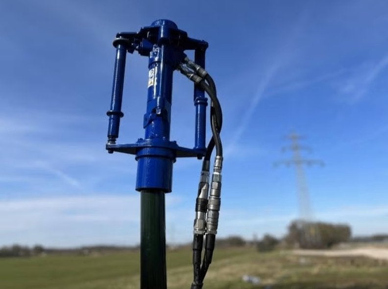 Hydraulische Palenrammer tot Ø110 mm Huren? Rixax verhuur!, Ophalen, Gebruikt, Overige soorten, Maruzen